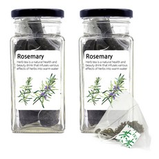 Olebien 迷迭香花草茶立體茶包, 1g, 15包, 2罐
