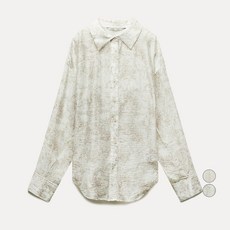미쏘 여성용 소재변형 오버핏 셔츠