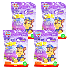 Lab52 齒妍堂 口含錠 汪汪隊聯名款, 無糖 添加木糖醇乳鐵蛋白 葡萄口味, 葡萄, 30g, 4包