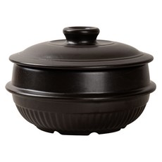 韓式陶瓷砂鍋含鍋蓋, 20.5cm, 1個