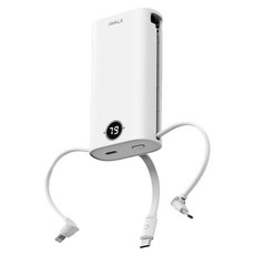 Iwalk Battery 小魷魚 行動電源, DBL10000S, 珍珠白