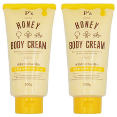 P's 蜂蜜保濕身體乳 含橄欖油 蜂王漿提取物, 300g, 2瓶