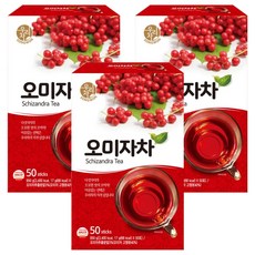 우리차 오미자차, 17g, 50개입, 3개