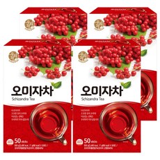 우리차 송원식품 오미자차, 17g, 50개입, 4개