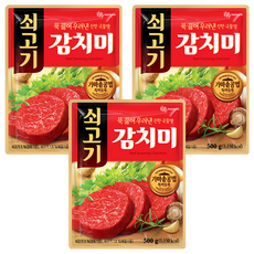 대상 쇠고기 감치미, 500g, 3개