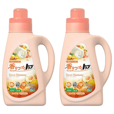 LION 獅王 Top 香氛柔軟濃縮洗衣精 甜蜜花果香, 850g, 2瓶