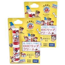 DHC 純欖護唇膏 威利在哪裡 探險版, 保濕成分, 無香料, 無著色, 1.5g, 2支