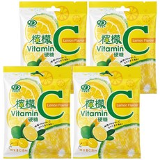 綠得製菓 檸檬硬糖, 100g, 4袋