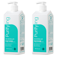 밀크바오밥 프로 퓨리파잉 샴푸 지성 두피용, 800ml, 2개