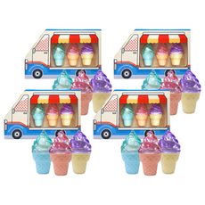 韓國 briel 冰淇淋車幼兒護唇膏 5g 3件組, 4個