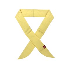 N rit 涼感圍巾, 黃色的