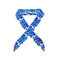 N rit Cool X系列涼感圍巾, 藍色