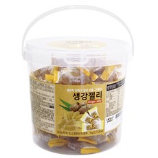 Color Food 生薑口味軟糖 提把桶裝, 1kg, 1桶