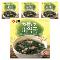 샘표 차돌양지 미역국, 128g, 4개