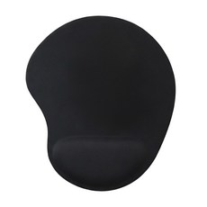 Kinyo 紓壓護腕滑鼠墊 235 x 205 x 20mm 183g, 黑色, 1個