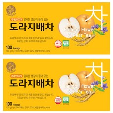 우리차 송원식품 도라지배차, 1g, 100개입, 2개 1g, 100개입, 2개