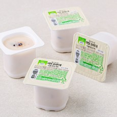 풀무원다논 액티비아 식물성요거트 컵 오트흑미, 80g, 4개입, 1개