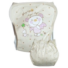 오가닉엔젤(면)기저귀커버 70호, 핑크, 1개