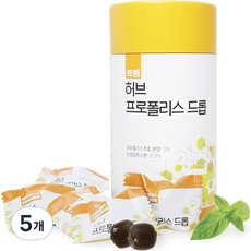 프링 허브 프로폴리스 드롭 30p, 120g, 5개