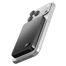 조이트론 맥세이프 울트라 슬림 초경량 고속충전 보조배터리 10000mAh C타입, MiniMax, 블랙