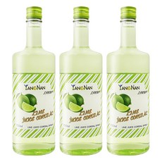 YANGNAN 仰南 萊姆風味糖漿 750ml 台灣產, 3瓶
