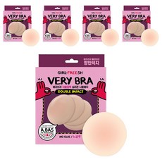 Rootbe Girl Freesh Double Impact矽膠透氣無膠胸貼組 10.5cm, 10組