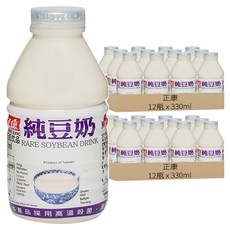 正康 純豆奶 原味 台灣在地農產品 優質大豆蛋白, 330ml, 24瓶
