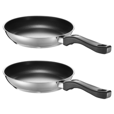 cookever Super Slide不沾塗層不鏽鋼煎鍋 電磁爐適用, 2個, 24cm