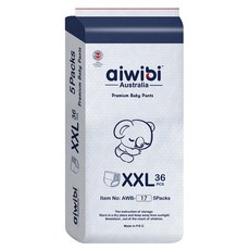 aiwibi 愛薇彼 零觸感瞬吸褲型尿布 15~21kg, 2XL, 180片