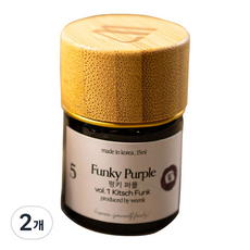 윙크 미니 병잉크 15ml, No 5 펑키퍼플, 2개