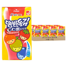 JIN TA YEOU 金大有 CC樂果味糖 24盒, 240g, 1組