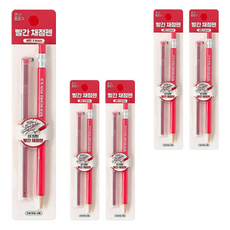 ii GEN 一正 朝鮮文具房 紅色評分筆組 2.6mm, 1個, 5組