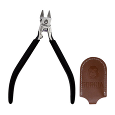 GORILLA紳士質人手工具 精密超薄單刃模型鉗 Type-S 附真牛皮護套 刀口保護設計 PVC防滑手柄, 1個
