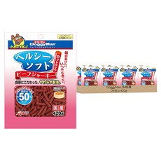 DoggyMan 多格漫 犬用健康低脂短切軟肉條, 420g, 24包, 牛肉