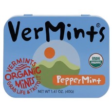 VERMINTS 有機薄荷糖 原味, 40g, 1盒