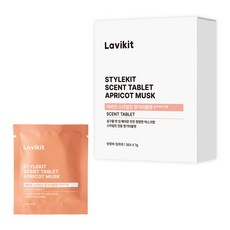 La vikit Style Kit 香氛錠補充包 3入, 21g, 1個, 杏桃麝香