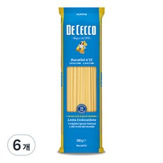 DE CECCO 得科 Bucatini義大利麵, 500g, 6包
