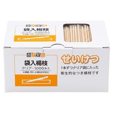 DAIWABUSSAN 大和物產 一次性木牙籤, 1000支, 1盒