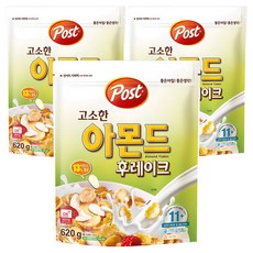 포스트 아몬드후레이크620g, 620g, 3개