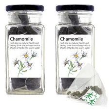 Olebien 洋甘菊花草茶立體茶包, 1g, 15包, 2罐