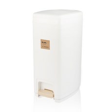 Blanc 方形腳踏垃圾桶 20L, 白色, 1個