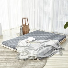 로미홈 9존 토퍼 매트리스, 멜란지차콜, 6cm