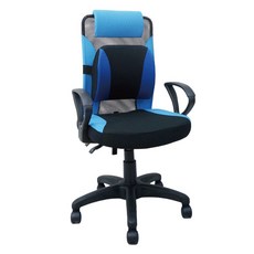 透氣辦公椅 台灣製 ND-02B 藍色, 1個
