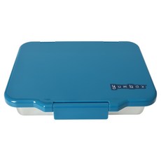 yumbox Fret 不鏽鋼4格便當盒, 諾曼第藍, 1個