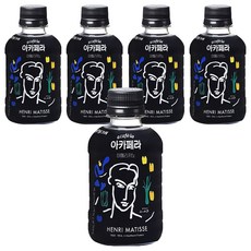 Binggrae 韓國人氣咖啡館系列美式咖啡, 原裝低溫進口, 隨手罐, 獨特濃郁香氣, 濾滴現磨咖啡宛如現泡, 240ml, 5瓶