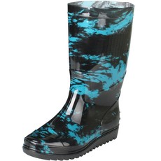 s.ace 男用PVC大理石紋中筒靴