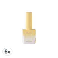 모스티브 천진난만 파스텔 컬러 시럽 젤네일, MCS-013 개구쟁이노랑, 6개, 12g