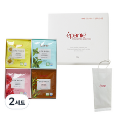 epanie 草本茶精選禮盒 4款入, 芙蓉 + 路易波士 + 洋甘菊 + 薄荷, 2組