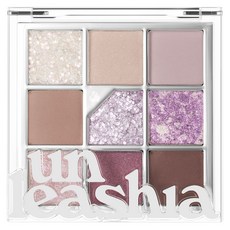 unleashia 顏礫星涯 Gleempedia 眼影盤 7.5g, No 4 All of Lavender Fog, 1個