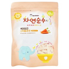 MB BABY 萌寶寶 米棒棒 含維生素A 非油炸 好吞食 不沾手 訓練寶寶吞嚥及手部協調能力, 胡蘿蔔, 25g, 1包